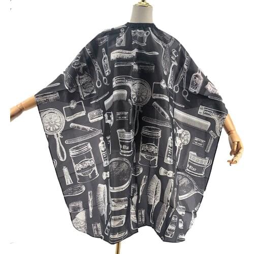 Best Selling 2019 products Pattern Cutting Hair Waterproof Cloth Salon Barber Cape Hairdressing Hairdresser Apron Haircut capes