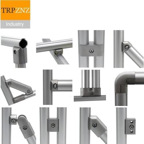 Aluminum alloy lean tube bar joint connetor,Workbench, assembly linegeneral frame,Industrial aluminum profiles accessories