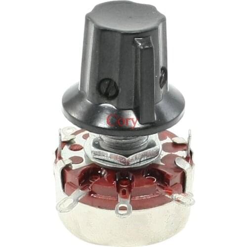 1SET WTH118-1A 2W 470ohm-1M Rotary carbon-film potentiometer with knob 2 Watts for resistance input solid state relay SSR CZYC