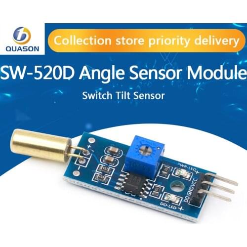 1PCS Golden SW520D SW-520D Angle sensor module Ball switch Tilt sensor module