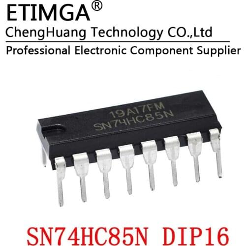 10PCS/LOT SN74HC85N HD74HC85P 74HC85 DIP-16 4-digit Numerical Comparator