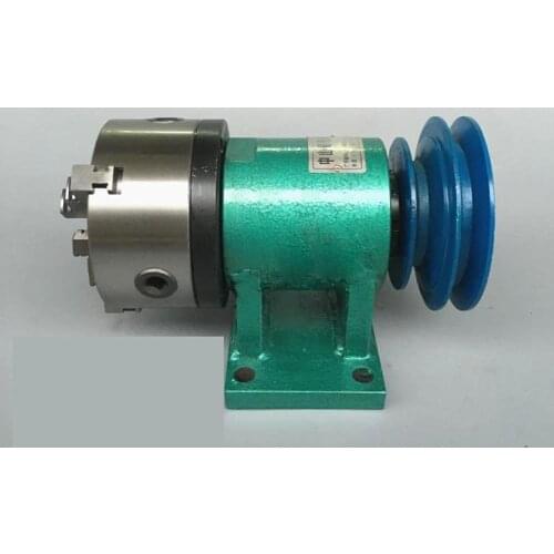 125 Spindle Three-jaw/Four-jaw Chuck Lathe Spindle Assembly with Flange Connection Plate Transition Plate