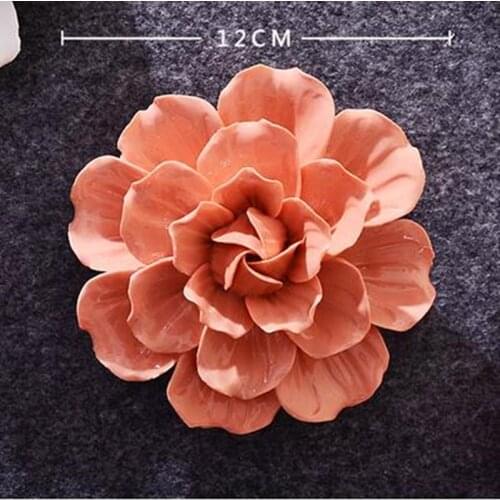 2021 creative ceramic flowers, peony flowers and cherry blossoms, decorative arts and crafts, wall decorations