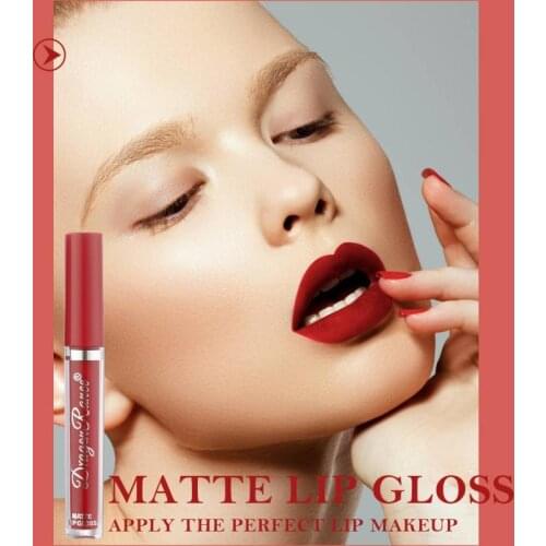 3PCS/Set Long Lasting Lip Gloss Beauty Glazed Matte Liquid Make-up Lipstick Lip Moisturizing ​Lip Makeup Cosmetic TSLM1