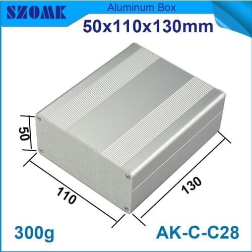 4 pcs/lot aluminum control box in silver color powder and anodizing surface looks good diy case aluminum electronic enclosure