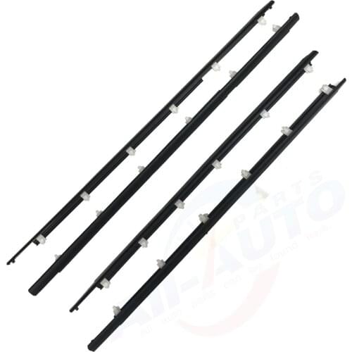 4PCS Front Rear Left Right Car Outside Molding Moulding Weatherstrips Seals Fit For Avante Lantra Elantra 00-07