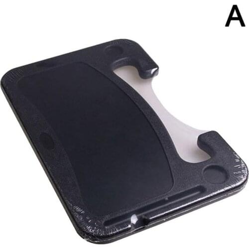 1X Car steering wheel tray auto organizer work laptop stand holder dining table food clip drink