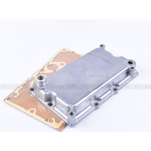 Free shipping the side cover and inner cover of engine oil radiatorKomatsu for PC60-6/100-5 matching PC120-5-6/4D95