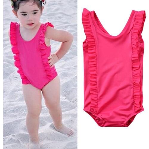One Piece Swimsuit for Girls 2018 Summer Girl Baby Kid Swimsuit Swimwear Bathing Suit Tankini Bikini One Piece Swimming Costume