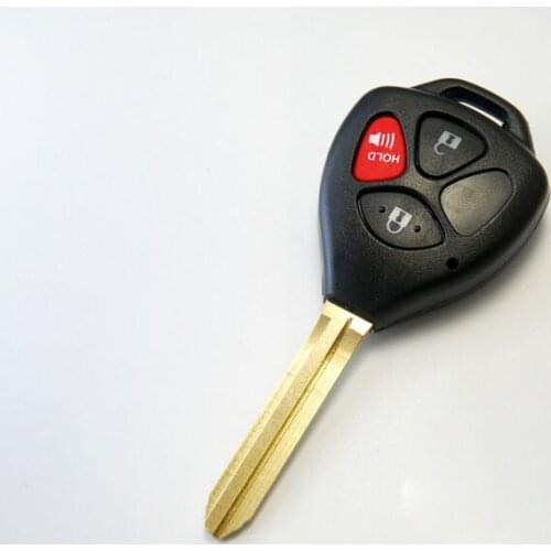20PCS/lot For 3 Buttons Remote Key Shell Case For Toyota Camry Reiz With TOY43 Blade Fob Key blank Cover