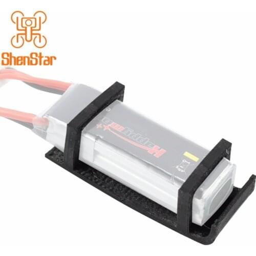 Battery Holder Protection Seat Black TPU 3D Printed for Happymodel Mobula7 Mobula 7 V3 Frame / Mantis85 FPV Racing Drone Racer