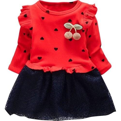 Baby Girl Autumn Spring Clothes Girl Dress Princess baby dresses girl Cotton Kids Toddler Long Sleeve Sundress Girl vestidos