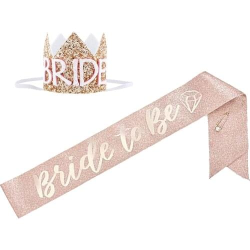 Hen Party Bride To Be Sash Team Bride Confetti Decoration Bachelorette Party Bridsmaid Gifts Decor Supplies