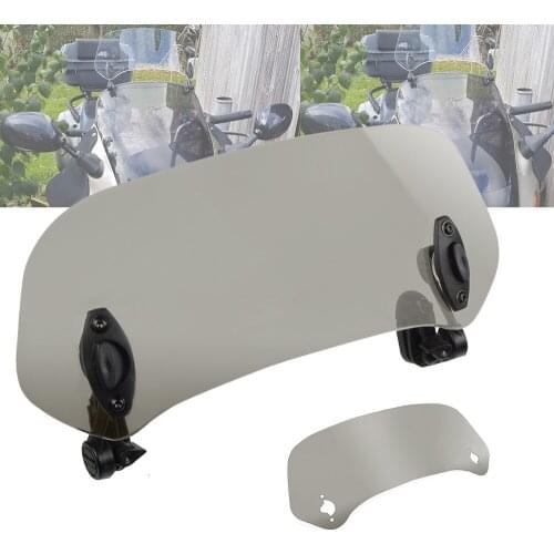 For KYMCO AK550 AK 550 2017-2020 Motorcycle Windshield parts Adjustable Screen Windscreen Extension Spoiler Wind Air Deflector