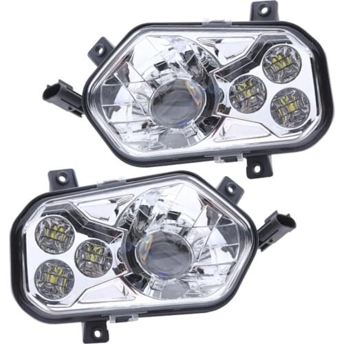 ATV/UTV headlight Motorcycle LED Retro Headlight Front Headlamp For Polaris Ranger RZR 800 900 4 XP EFI Sportsman 2011-2014