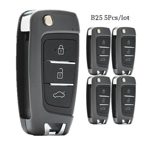 KEYECU 5X KEYDIY Universal KD Remotes B-Series B25 for KD900 KD900+ URG200+ KD-X2