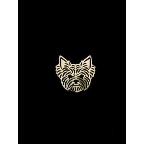 Trendy personalized Yorkshire Terrier brooches fashion jewelry
