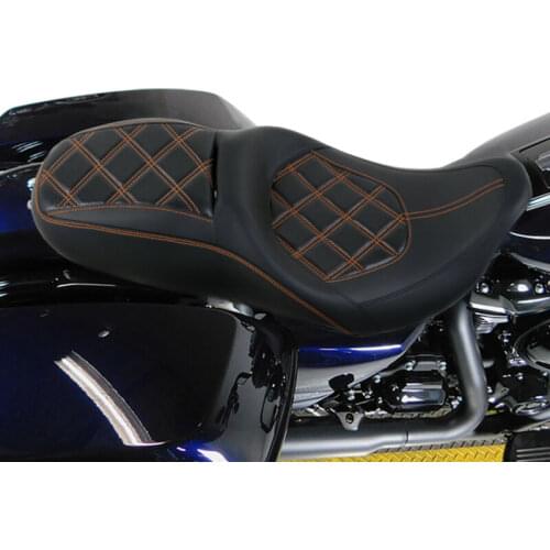 Motorcycle Driver Rider Passenger Seat For Harley Touring CVO Custom Electra Street Road Tri Glide 2009-2020