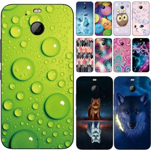 Soft Phone Case For HTC 10 Evo / BOLT Cases Panda Funda Colorful Flower Silicone TPU Back Cover Shell