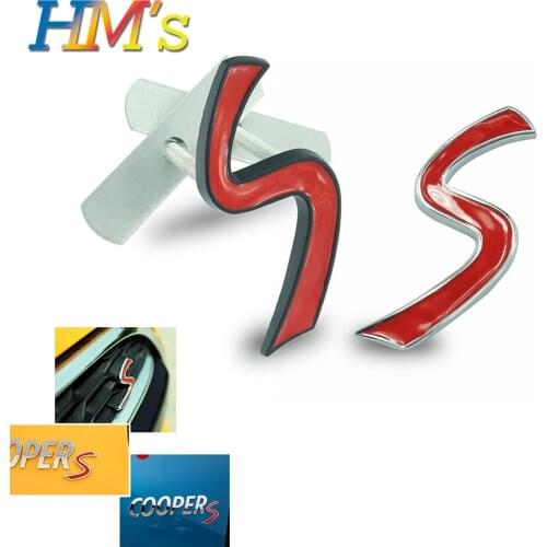 For Mini Cooper R60 Front Grille Emblem Sticker For Mini Cooper F56 Car Accessories Sticker For Mini Cooper F54 R55 F60 R52 R53