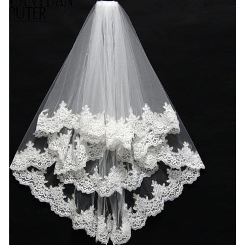 NIXUANYUAN Wedding Lace Veils