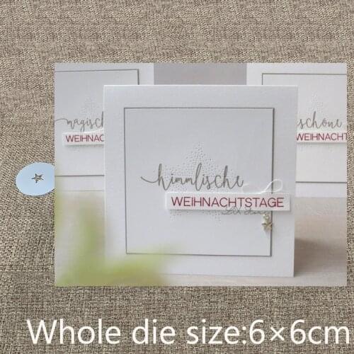 New Design Craft Metal stencil Cutting Dies star embellishment decoration scrapbook die cuts Album Paper Card Craft Embossing