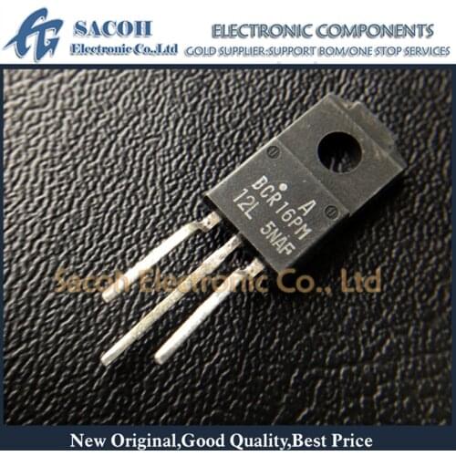 New Original 10PCS/Lot BCR16PM-12L BCR16PM-12 or BCR16PM-14L BCR16PM-14 or BCR16PM-8L BCR16PM-8 TO-220F 16A 600V Triac