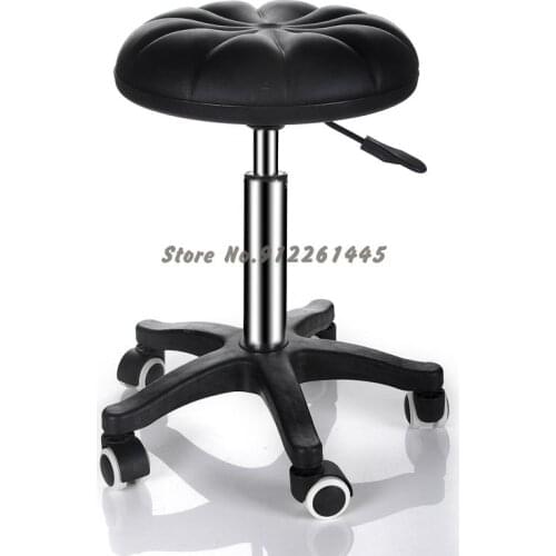 Hairdressing Stool Lifting Stool Haixiu Lifting Round Stool Beauty Stool Work Stool Bar Stool Hairdressing Chair Beauty Swivel