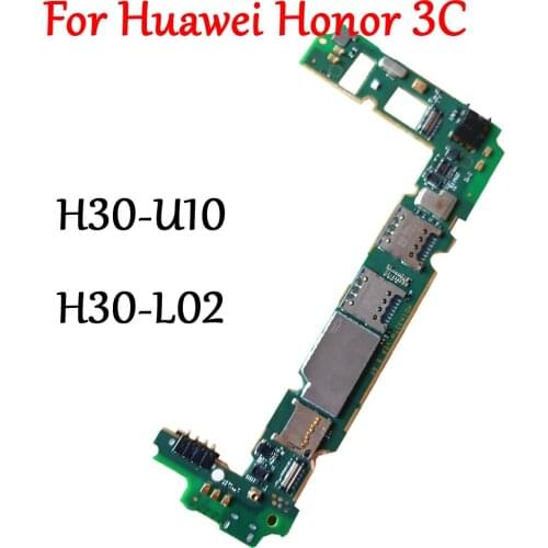 Tested Work Original Unlock Motherboard For Huawei Honor 3C H30-U10 H30-L02 Logic Circuit Electronic Chips