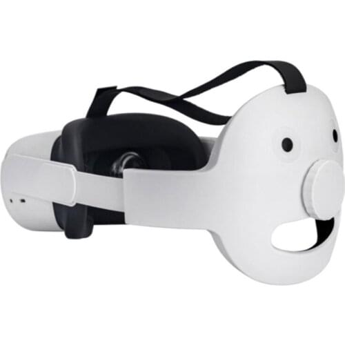 R9JA Adjustable Band Cushion Helmet Compatible with Quest 2 Headband Head Strap Lightweigt Increase Supporting