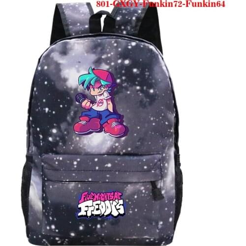 Anime Friday Night Funkin Backpack School Bag Laptop Bag Friday Night Funkin Shoulder Bag Men Women Student Casual Knapsack Gift