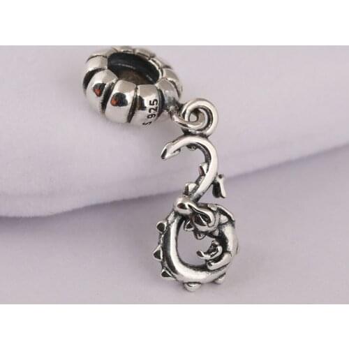 S925 Animal Bead Charm Cute Zodiac Dragon Dangle Pendant Beads for Women Bracelet & Bangle DIY Jewelry