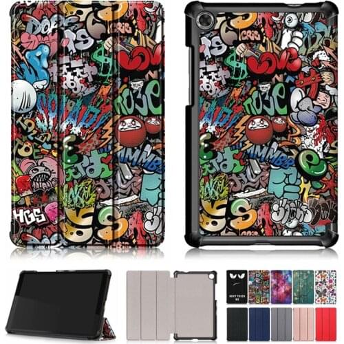 Slim Folding cover case For Lenovo Tab M8 TB-8505F TB-8505X TB-8505I PU Leather Stand Cover For Lenovo Tab M8 2019 Case