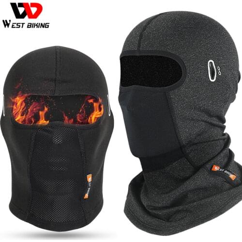 WEST BIKING Cycling Motorcycle Helmet Liner Thermal Warm Windproof Caps Breathable Comfortable Sports Headwear Men Womens Hat