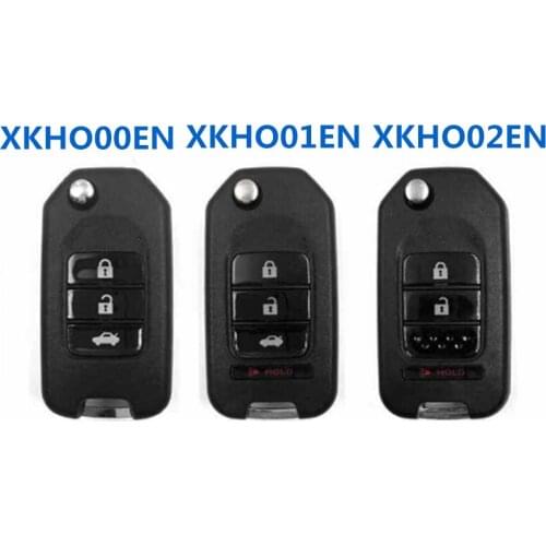 Xhorse XKHO00EN XKHO01EN XKHO02EN Without PCF Wire Remote Key Universal Remote Key for VVDI2 and VVDI Key Tool 5pcs/lot