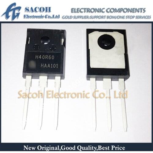 10Pcs IHW40N60R or IHW40N60RF H40R60 or H40RF60 TO-247 40A 600V Power IGBT Transistor