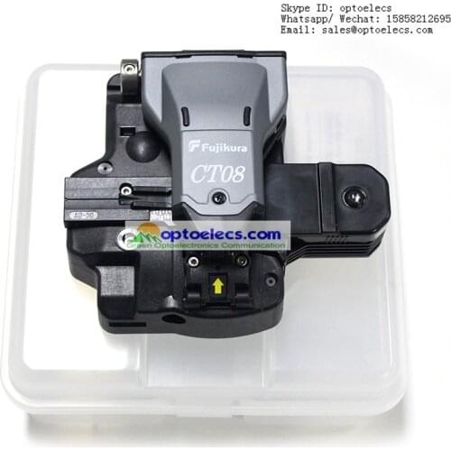 100% ORIGINAL Japan CT08 CT-08 High Precision Optical Fiber Cleaver Fiber Cutter Fiber Knife with fiber scrap collector