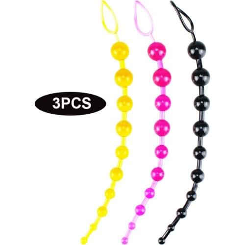 3PCS Vagina Juguete Sexual Gays Toys Masturbators Sexo Anal Balls Sex For Men Plug Anale Buttplug Bolas Vaginales