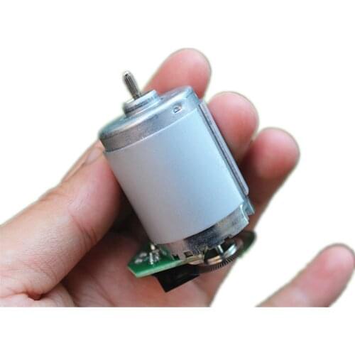 385 speed DC motor 96 line code disk photoelectric encoder AB phase DC12V brushed DC permanent magnet motor