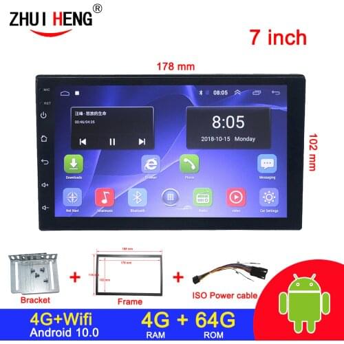 Android 10 2 Din Car radio Multimedia Video Player 7" Universal car audio GPS MAP For Volkswagen Nissan Hyundai Kia toyota CR-V