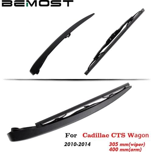 BEMOST Auto Car Rear Windscreen Windshield Wiper Arm Blades Natural Rubber For Cadillac CTS Wagon 305MM 2010 2011 2012 2013 2014