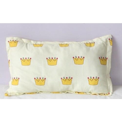 1 Piece Infant Pillowcase 30x50cm 100% Cotton Baby Pillow Cover Cartoon Bedding Replace Anti-dirty Pillow Cases For Kids Toddler