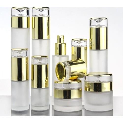 Spray Bottle Cosmetic Container Bottle Cream Jar Refillable Empty Bottle Emulsion Lotion Pump 20g 30g 50g 120ml 100ml 60ml 8Pcs