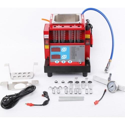 Car Washing Tool 220V/110V 4 Cylinder Fuel Injector Tester & Ultra Cleaner MST-30 nozzle washing machine