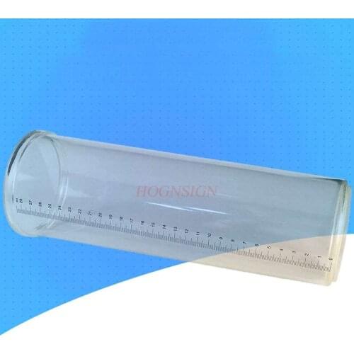 Transparent liquid cylinder straight liquid cylinder measuring cylinder physical and mechanical buoyancy test instrument 30cm