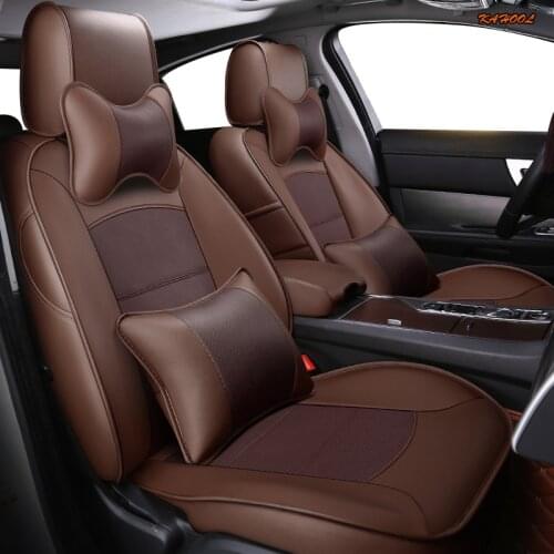 KAHOOL Custom Leather car seat cover set For Dongfeng AX5 AX4 E70 AX7 S30 H30 CM7 S500 360 370 330 580 IX5 P16 S16 car seats