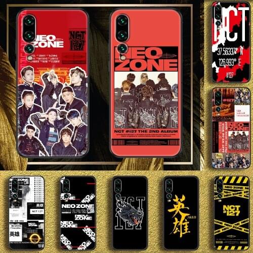 Kpop NCT 127 Neo Zone Phone case For Huawei P Mate P10 P20 P30 P40 10 20 Smart Z Pro Lite 2019 black silicone prime luxury