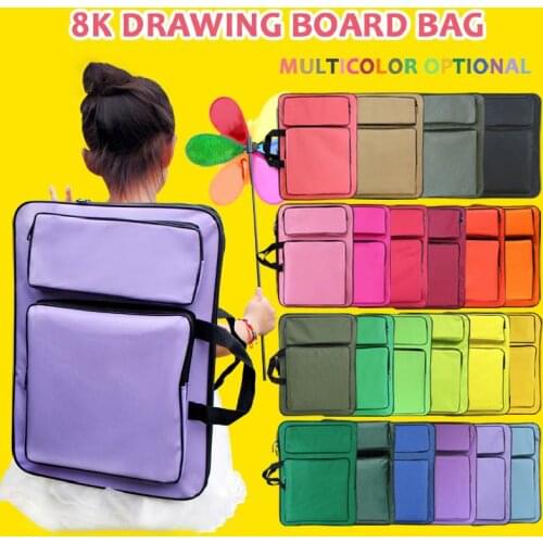 Kid Art Bag For Painting Board Drawing Tools 8k Multi-color Drawing Kits Waterproof Sketching Bag For Kids Art Set Art Supplies