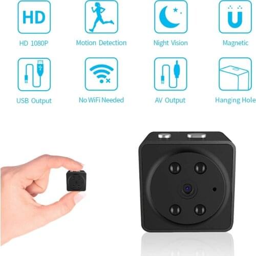Mini Camera 1080P IR-CUT Smallest Sport Camcorder Night Vision Micro Camera Motion Detection DV camera DVR Video Voice Recorder