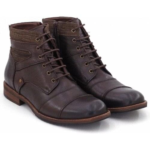 Mens Genuine Leather Boots 2020 Autumn Winter Fashion High Quality Ultra Comfort Made in Turkey